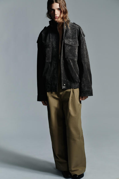Suede Leather Jacket