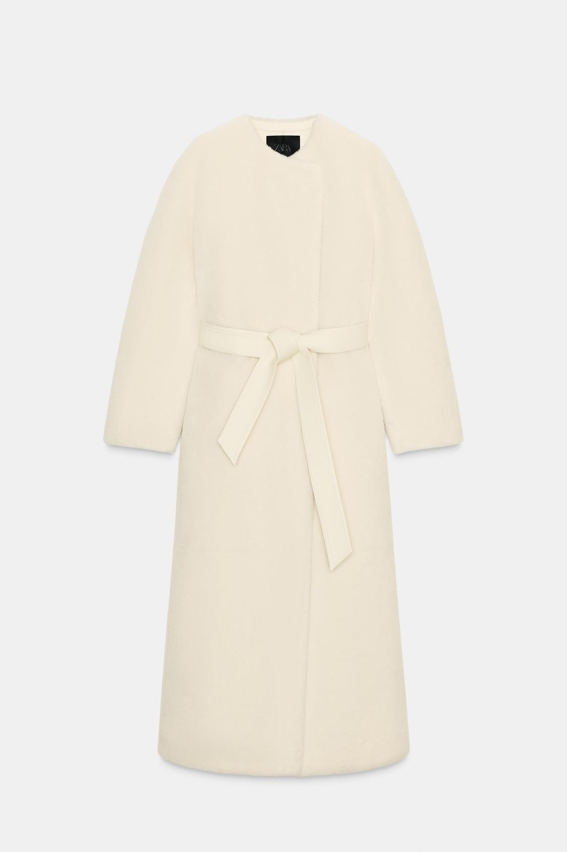 Faux Fur Coat Zw Collection Limited Edition