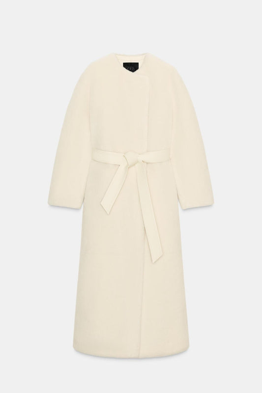 Faux Fur Coat Zw Collection Limited Edition