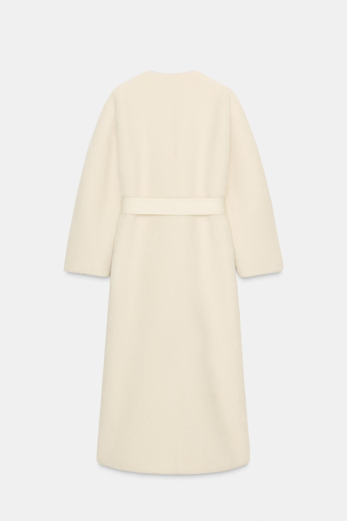 Faux Fur Coat Zw Collection Limited Edition