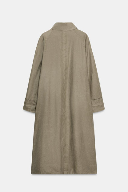 Zw Collection Limited Edition Waxed Trench Coat