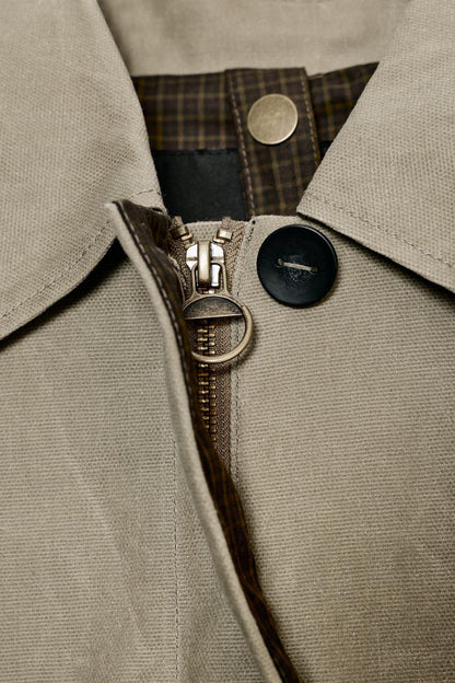 Zw Collection Limited Edition Waxed Trench Coat