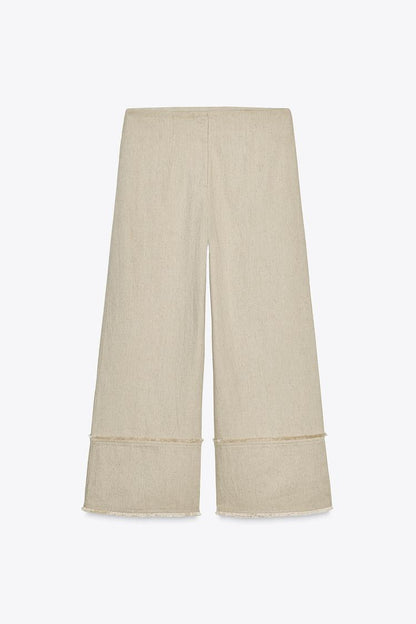 Rustic Frayed Trousers