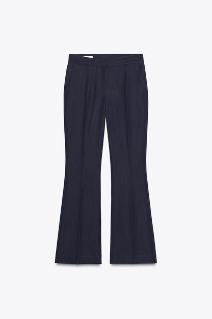 Straight-Leg Trousers