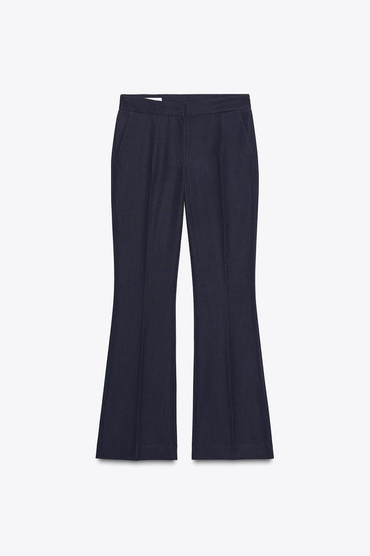 Straight-Leg Trousers