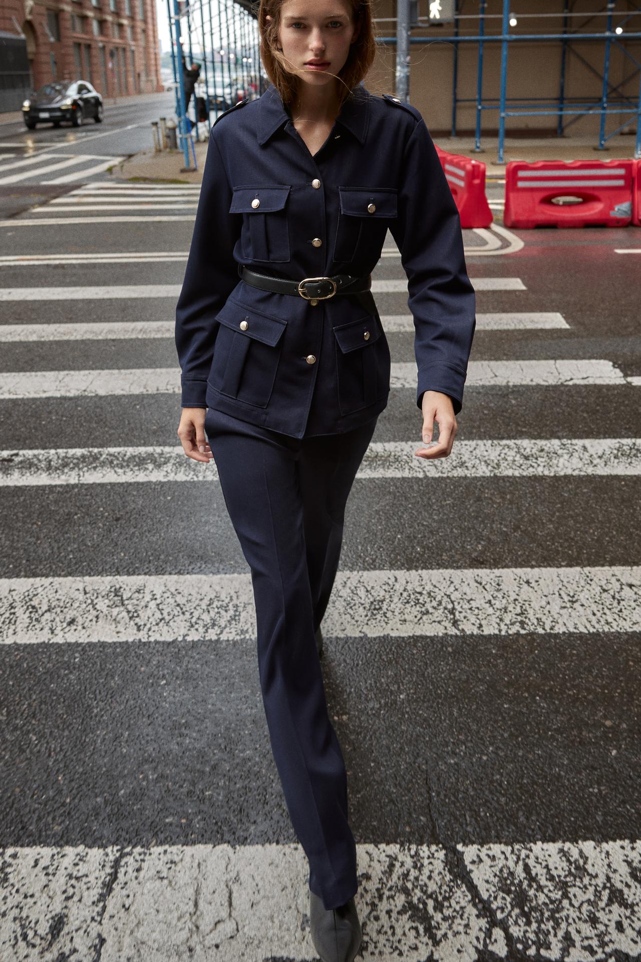 Straight-Leg Trousers