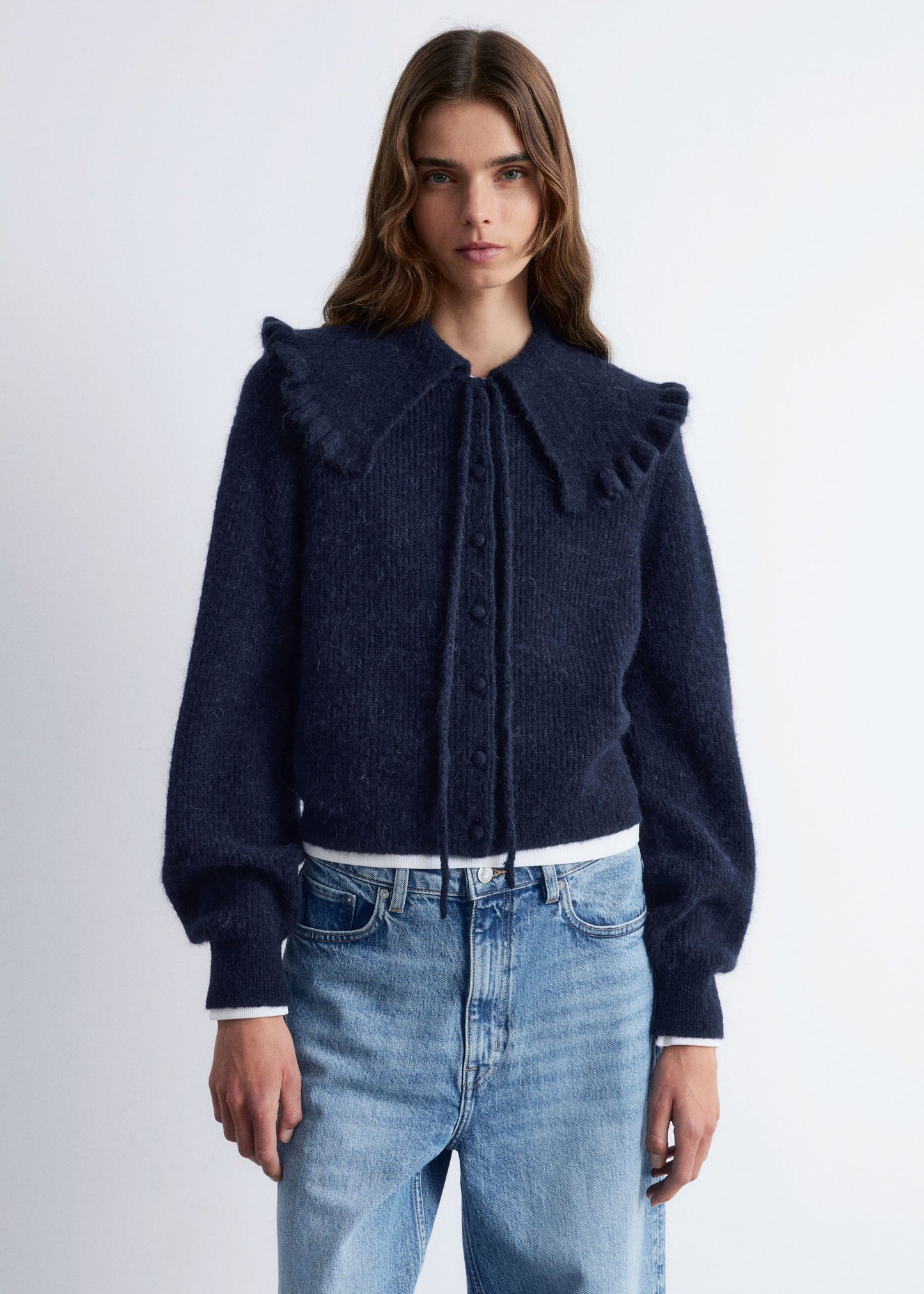 Peter Pan-collar Cardigan