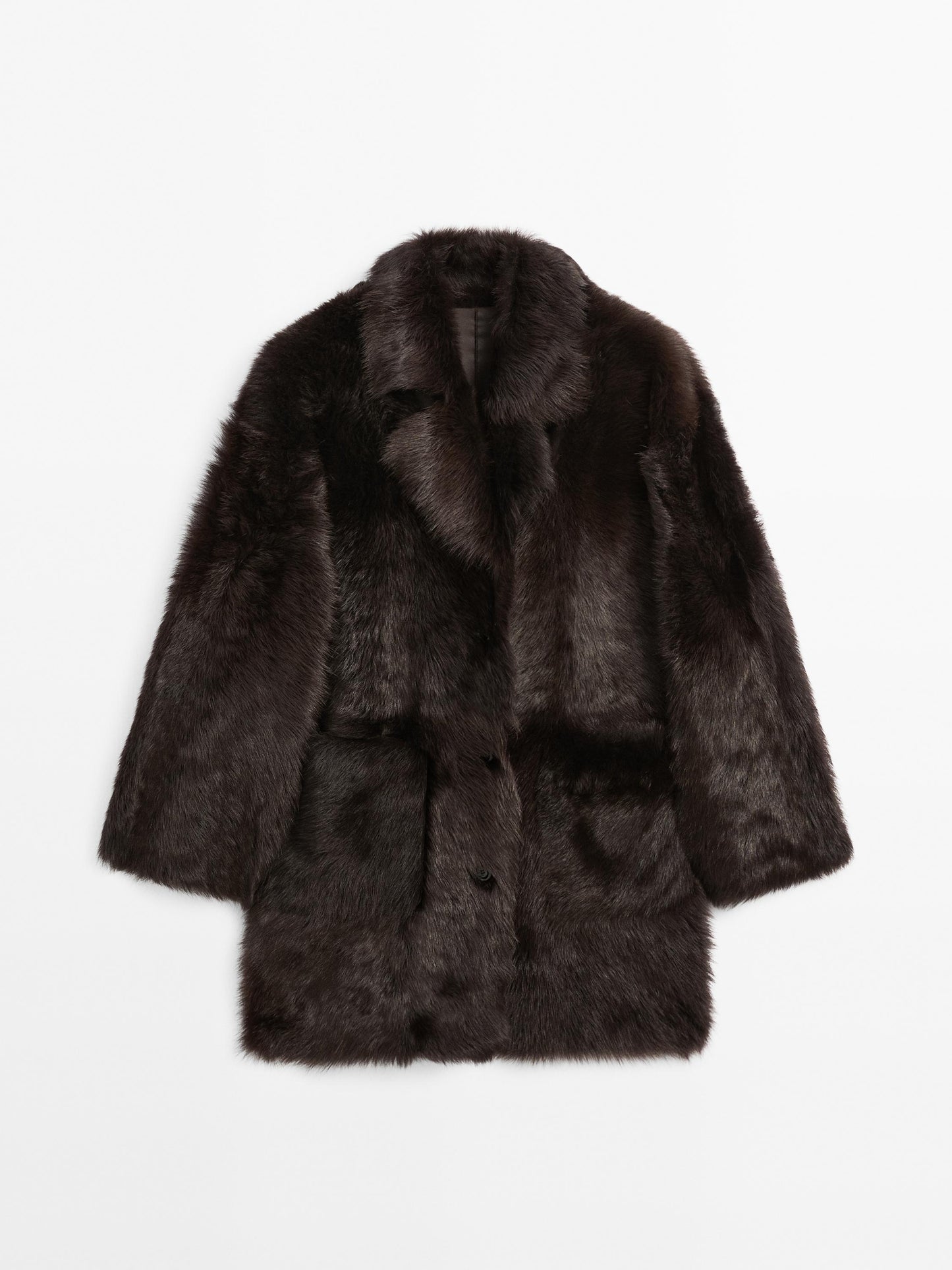 Long Tuscan leather coat