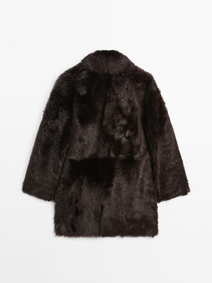 Long Tuscan leather coat