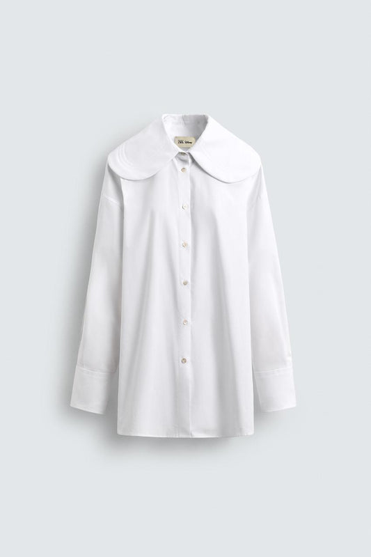 Padded Collar Poplin Shirt Harry Lambert for Zara x Disney