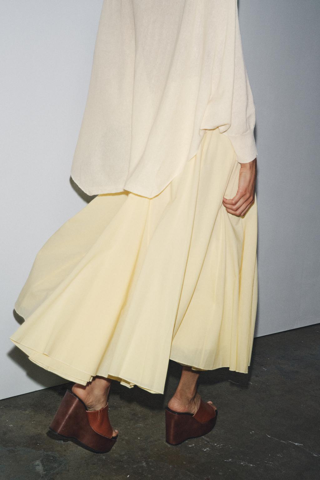 ZW Collection Flared Midi Skirt