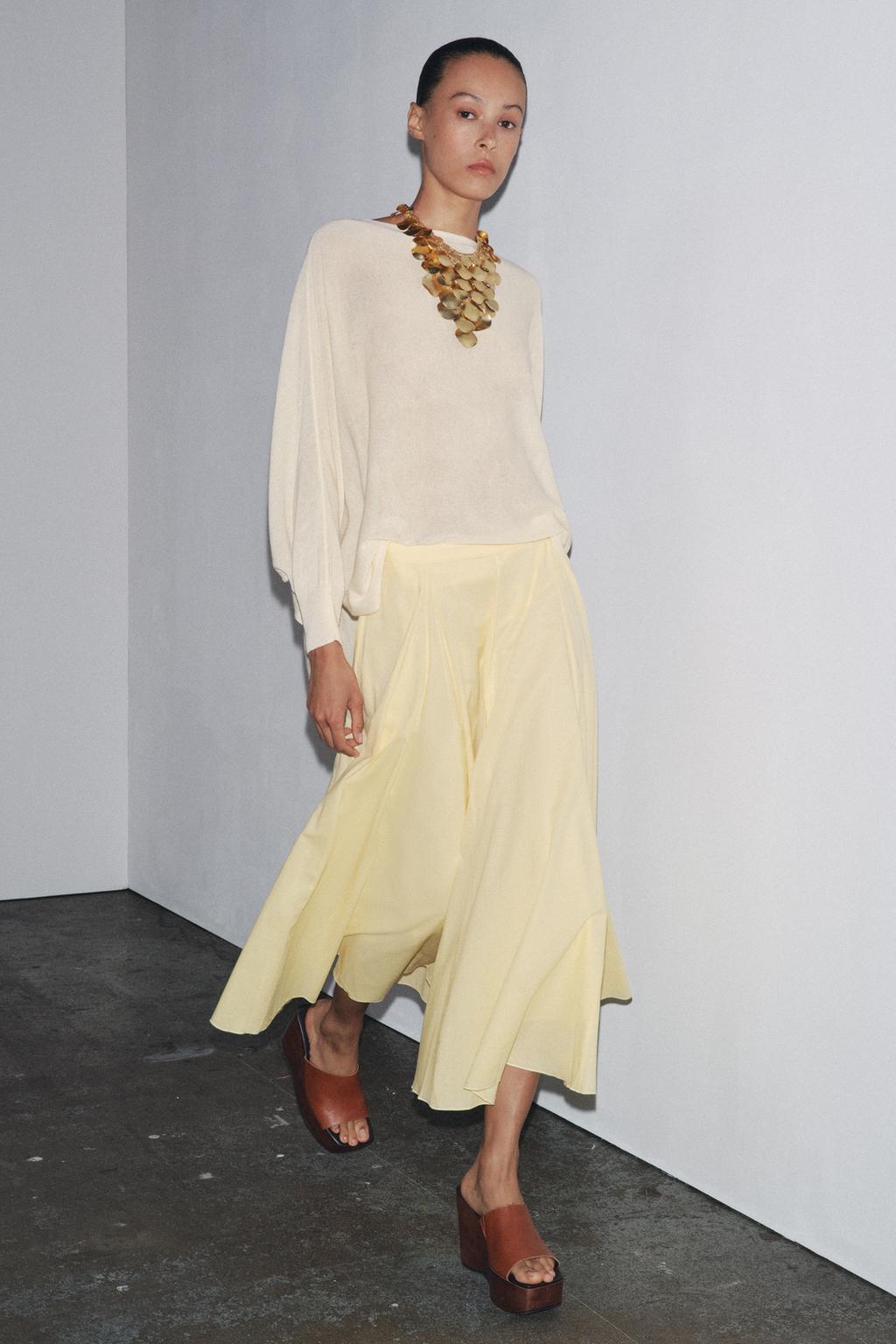 ZW Collection Flared Midi Skirt