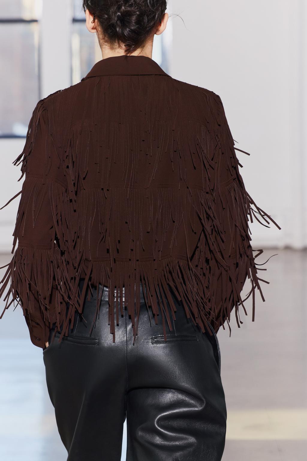 ZW Collection Maxi Fringe Shirt