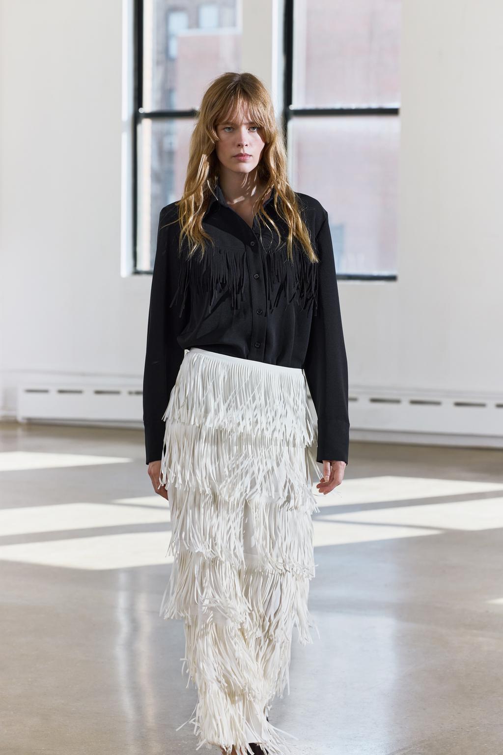 ZW Collection Fringed Shirt