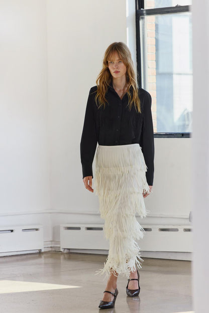 ZW Collection Fringed Shirt