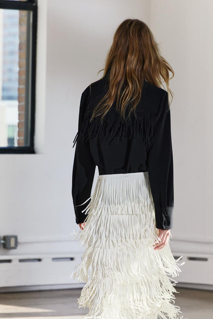 ZW Collection Fringed Shirt