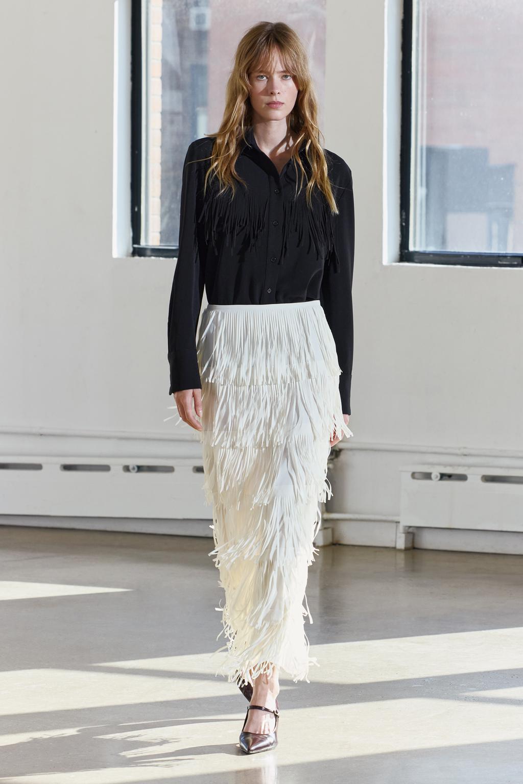 ZW Collection Fringed Shirt