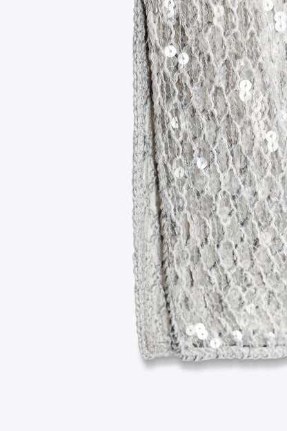 ZW Collection Sequin Midi Skirt