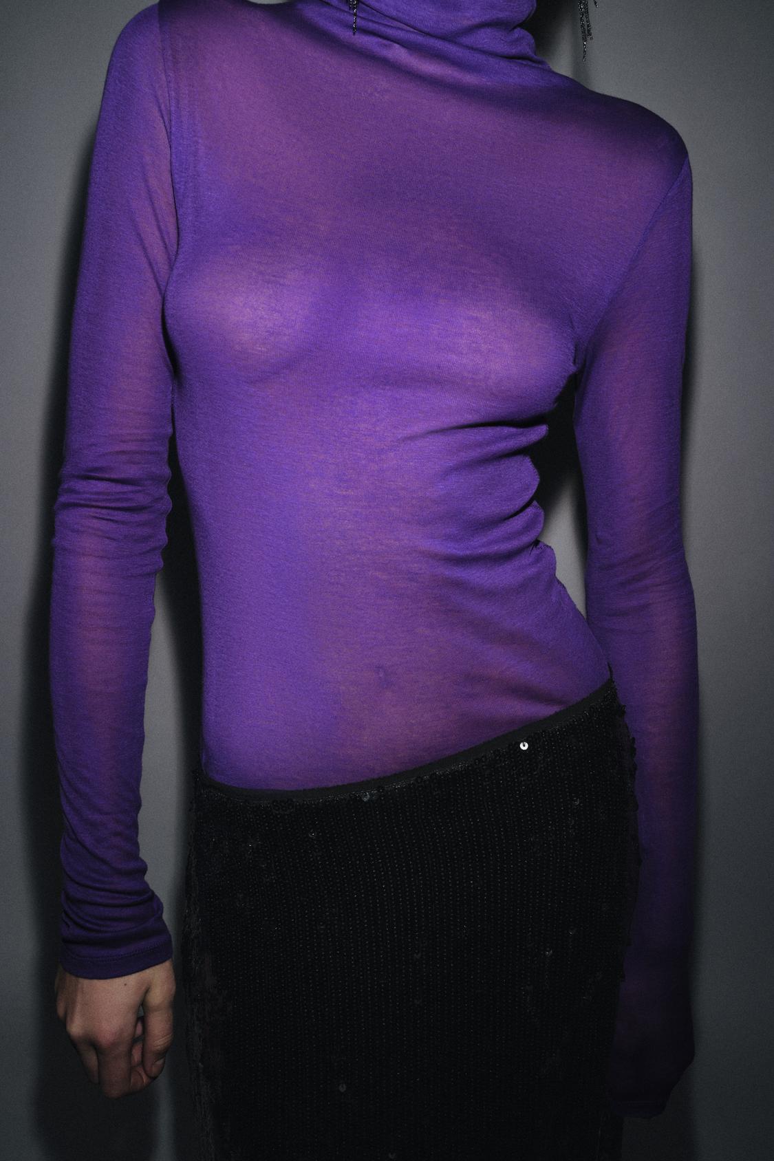 Zw Collection Long Sequin Skirt