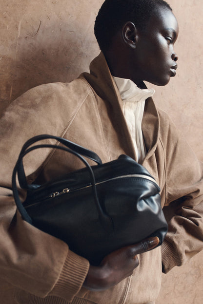 Montmartre  Leather Bowling Bag