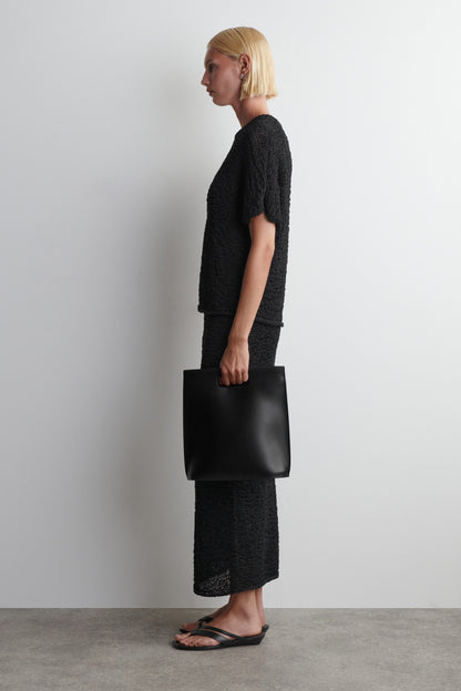 Textured Open-Knit Top