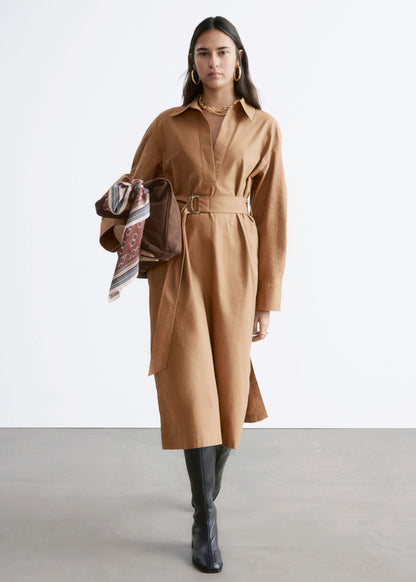 Belted Midi dress
