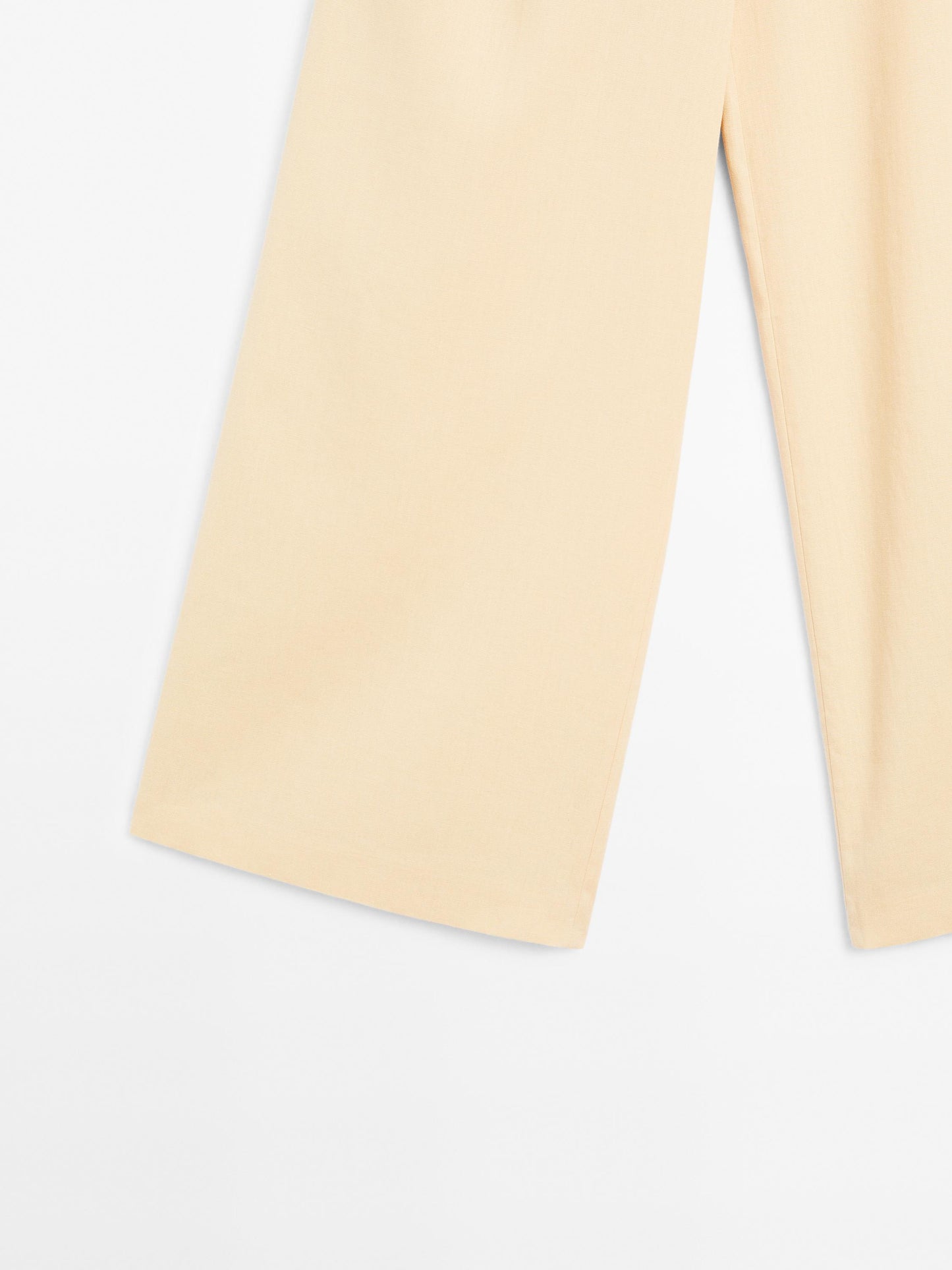 Linen blend suit trousers