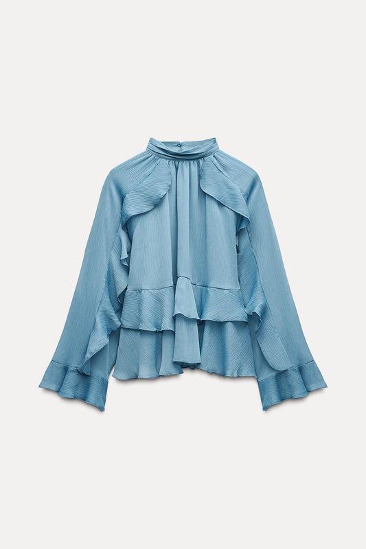 Blouse With Ruffles