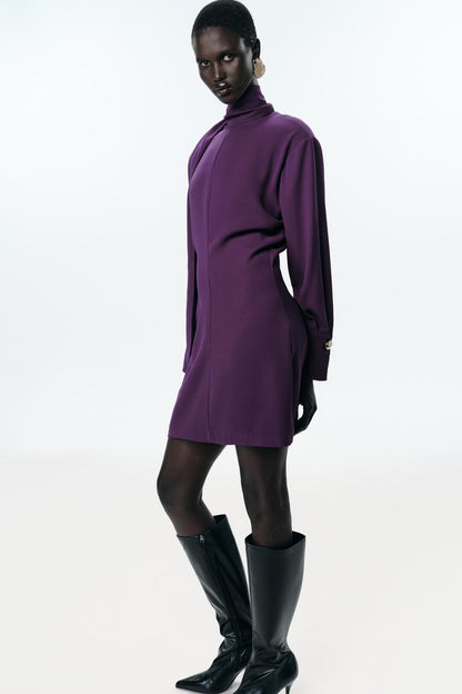 Mini Dress With Scarf
