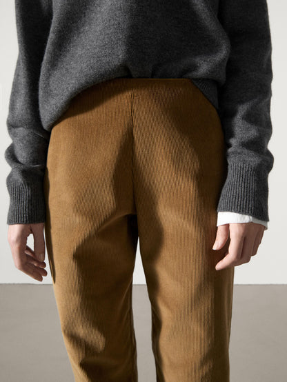 100% cotton corduroy trousers