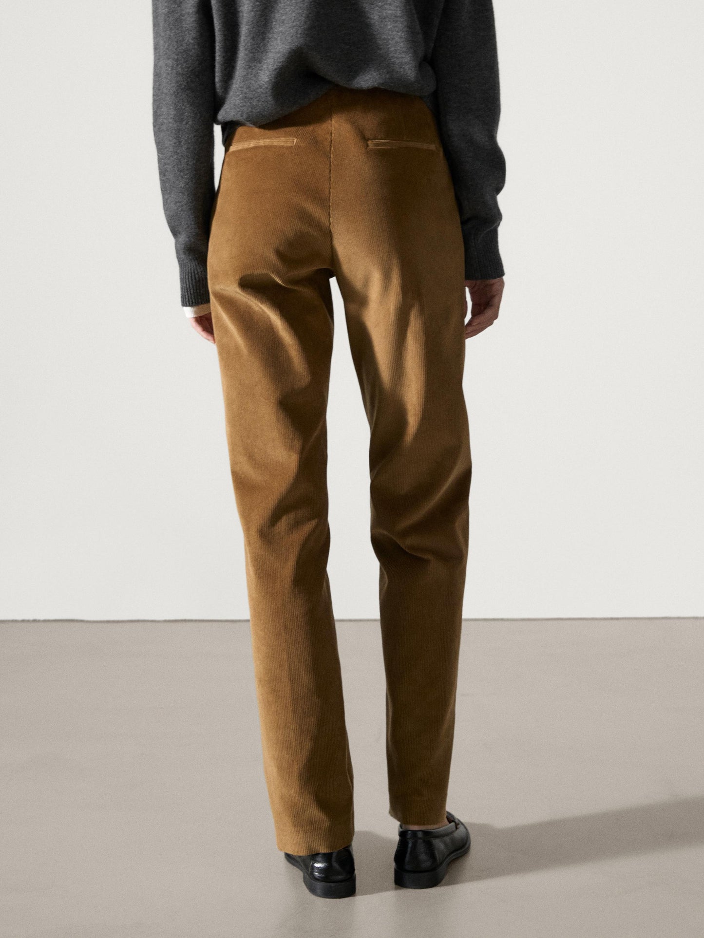 100% cotton corduroy trousers