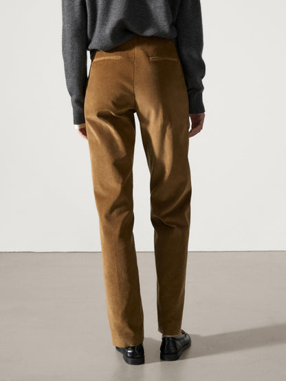 100% cotton corduroy trousers