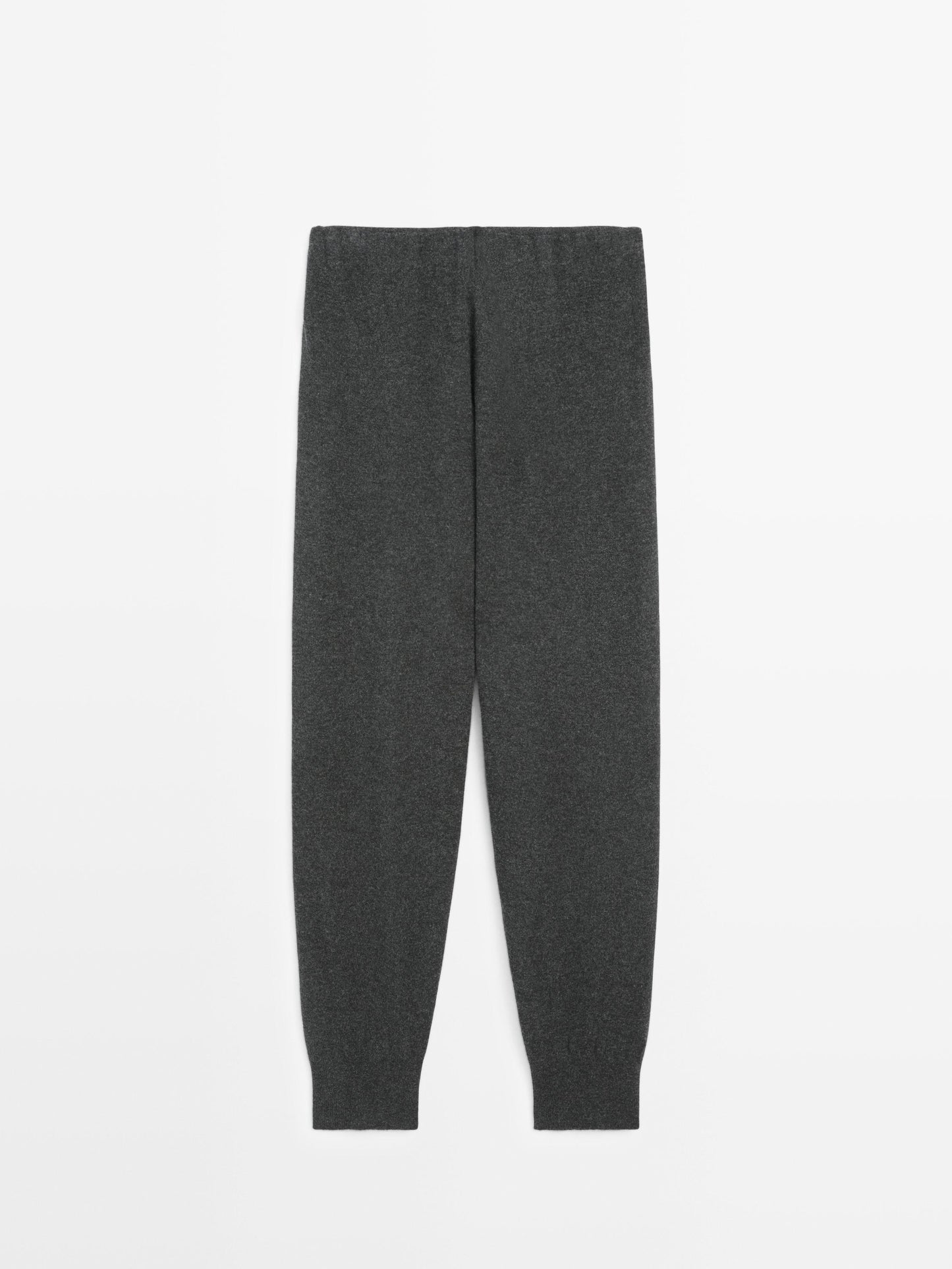 100% wool knit sarouel trousers with pockets