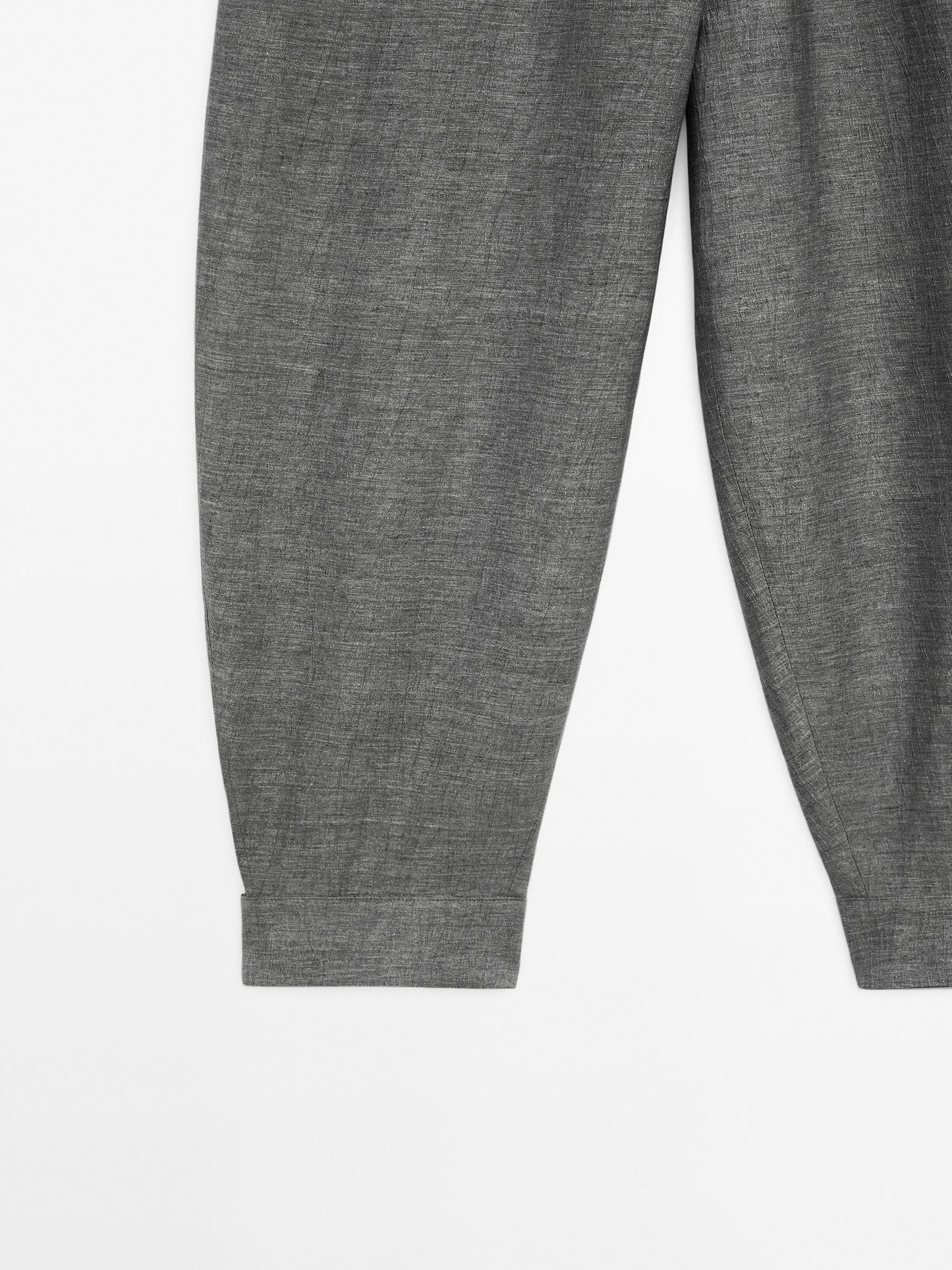 Balloon fit trousers with button details