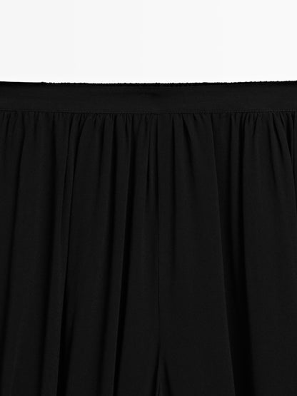 Sarouel trousers with button details