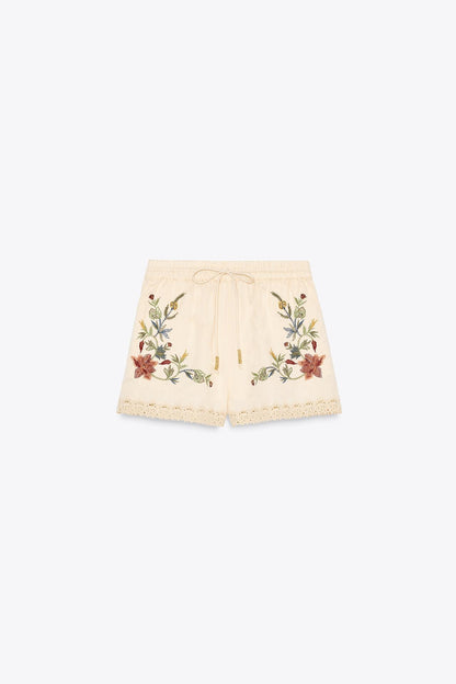 ZW Collection Embroidered Bermuda Shorts