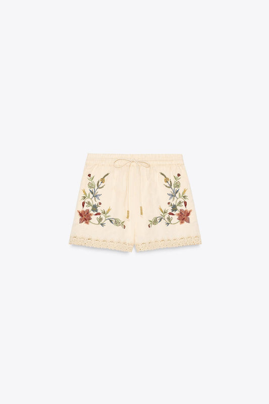 ZW Collection Embroidered Bermuda Shorts