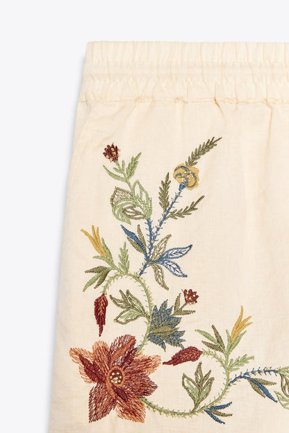 ZW Collection Embroidered Bermuda Shorts