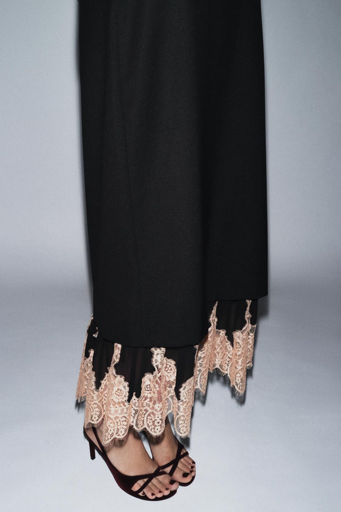 Zw Collection Combined Lace Skirt