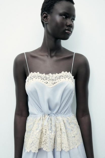 Lace Strappy Dress