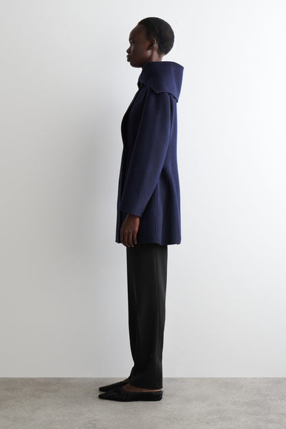 Sculpted Double-Faced Wool Coat