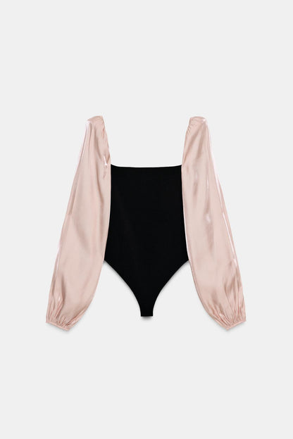 Contrast Stretch Bodysuit