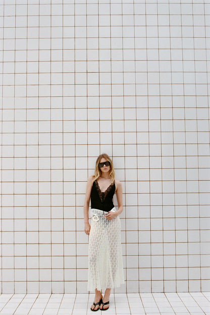 Long Lace Skirt
