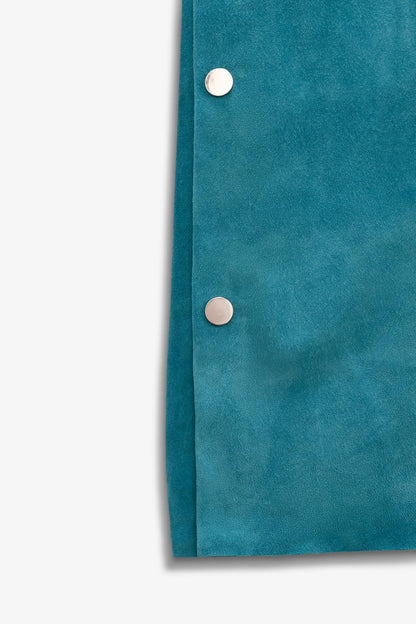 Limited Edition Suede Leather Kaftan Dress