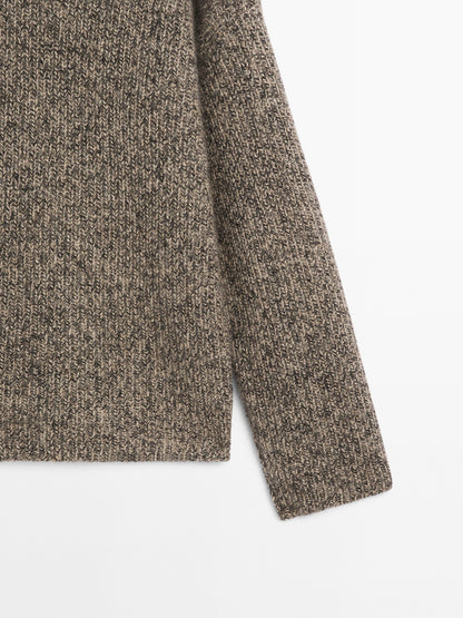 100% cashmere turtleneck sweater