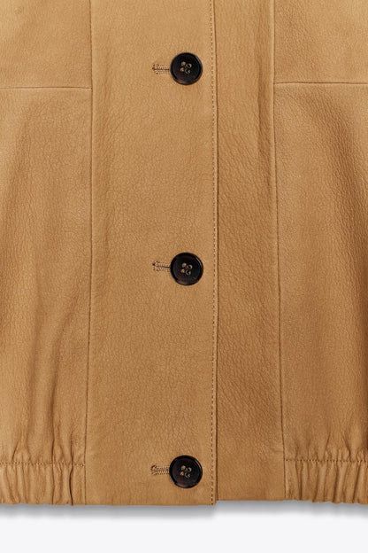 ZW COLLECTION Limited Edition Leather Bomber Jacket