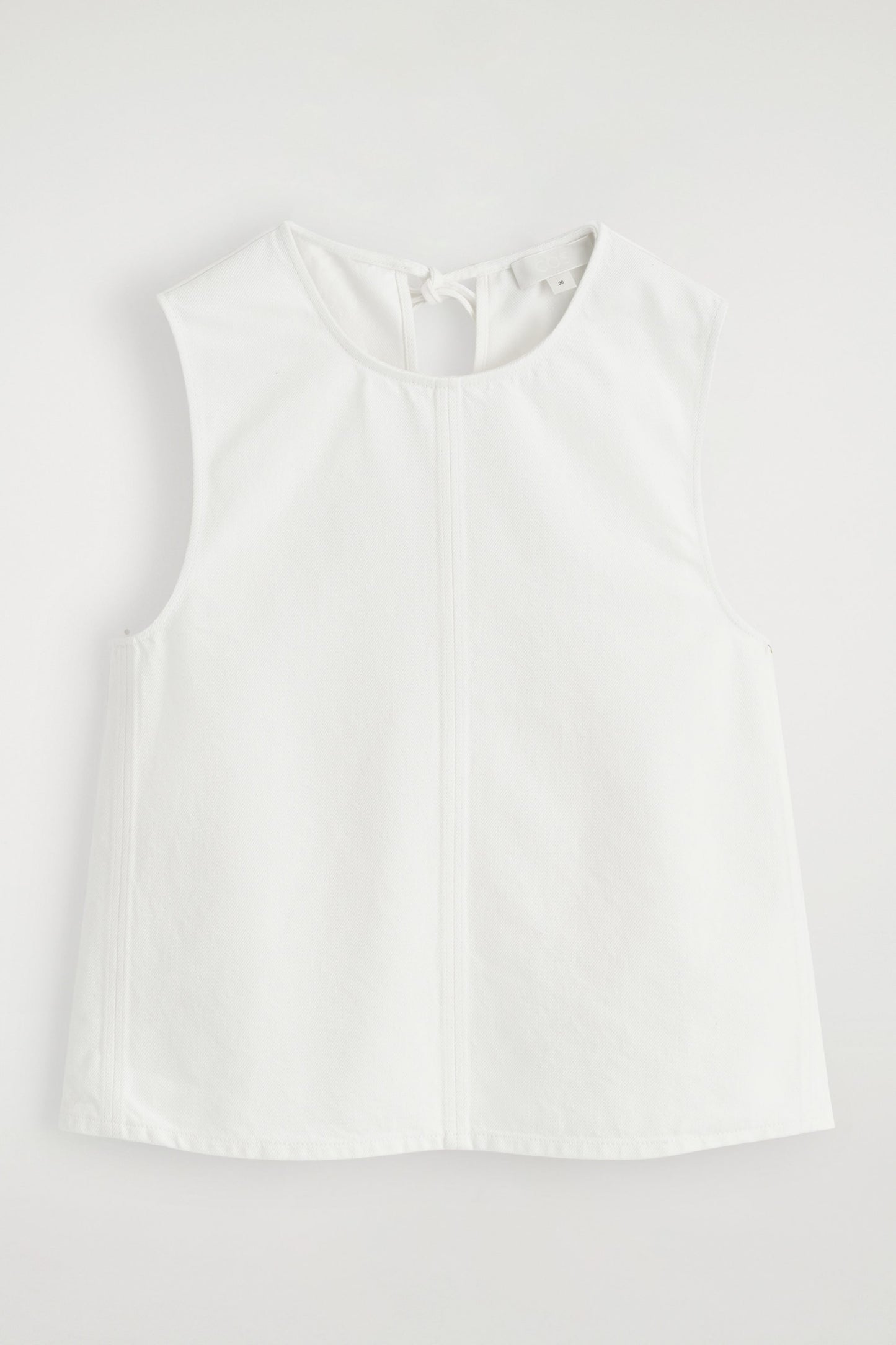 Sleeveless Denim Top