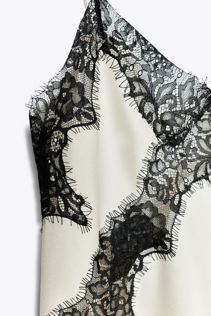 Asymmetric Lace Dress ZW COLLECTION