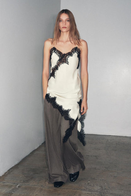 Asymmetric Lace Dress ZW COLLECTION