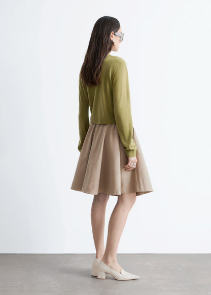 Cropped Cashmere Cardigan